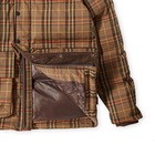 Hikerdelic Men's Conway Smock Jacket in Brown Plaid