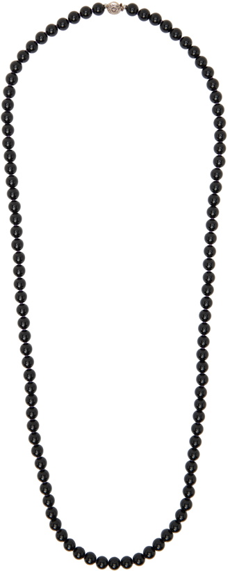 Photo: NEEDLES Black Onyx Bead Necklace