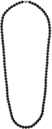 NEEDLES Black Onyx Bead Necklace