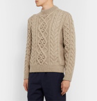 Isabel Marant - Macey Merino Wool Cable Knit Sweater - Neutrals