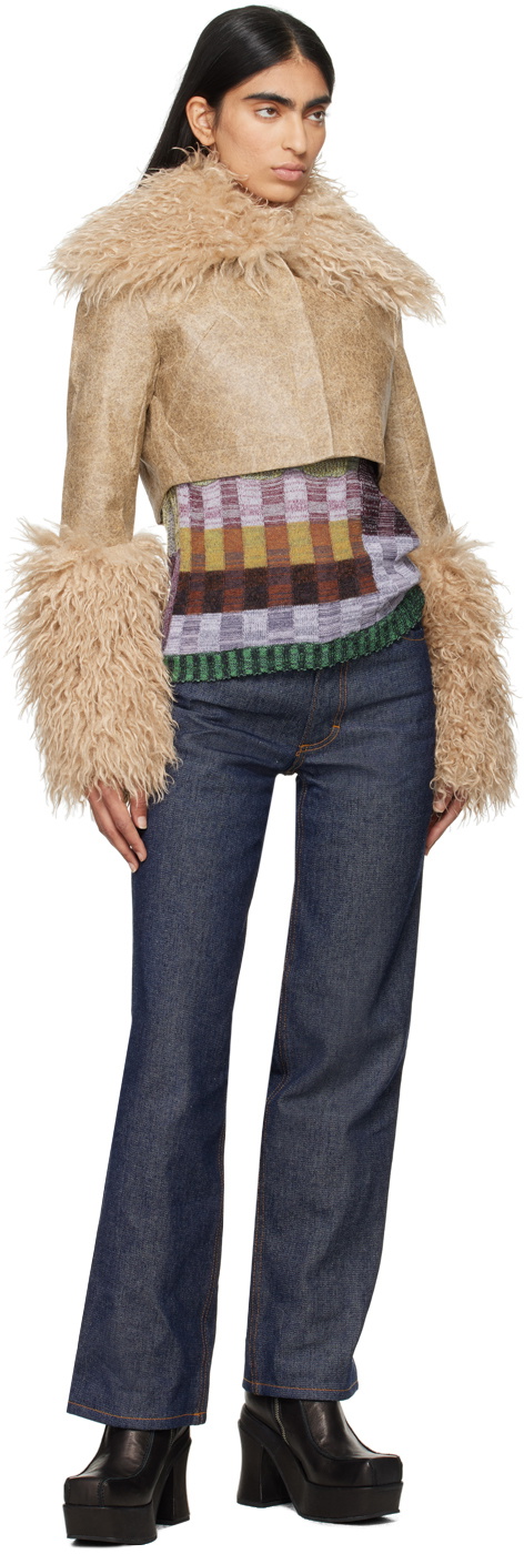 Eckhaus Latta Beige Fond Jacket