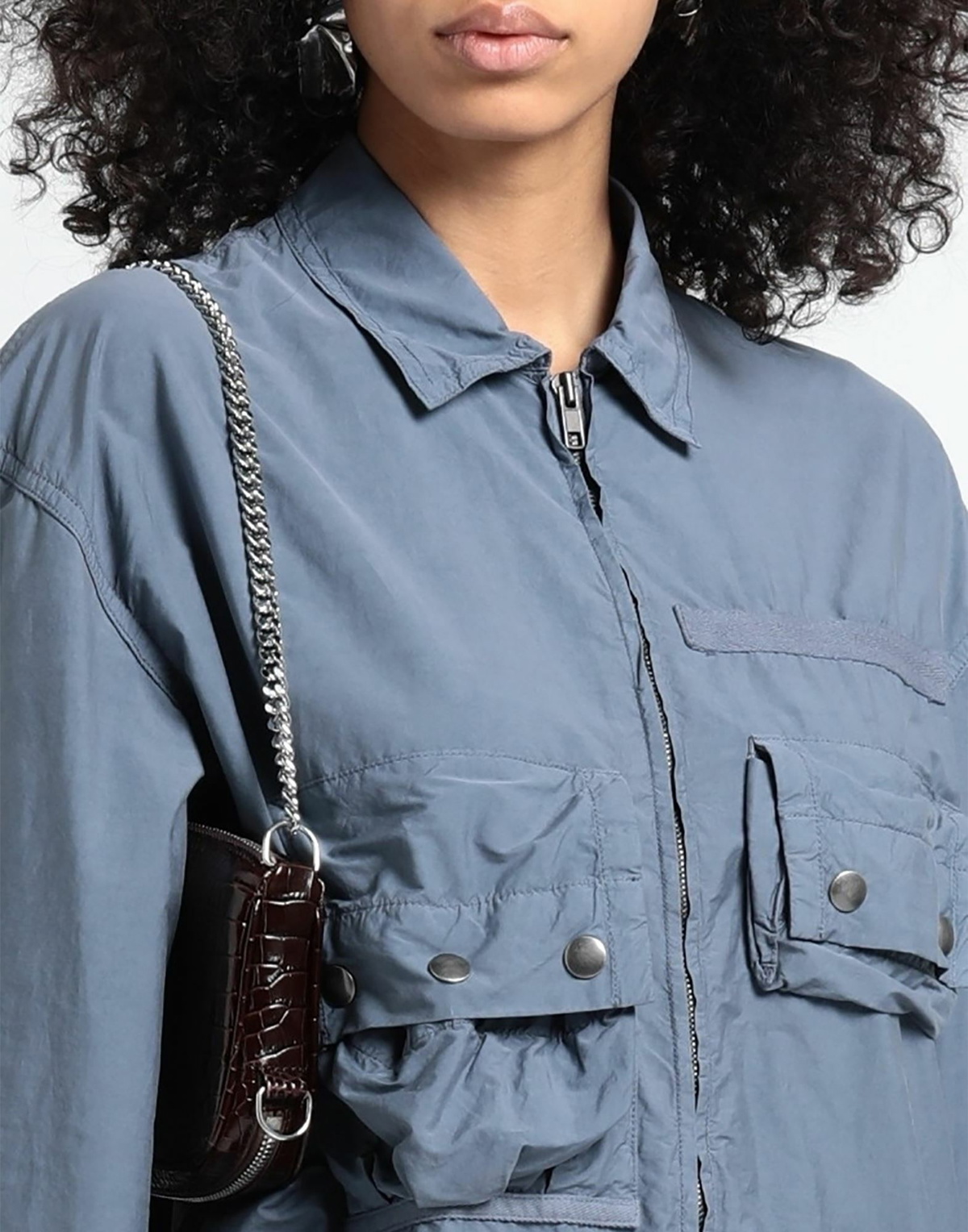 Maison Margiela Womens Playsuit Slate in Blue