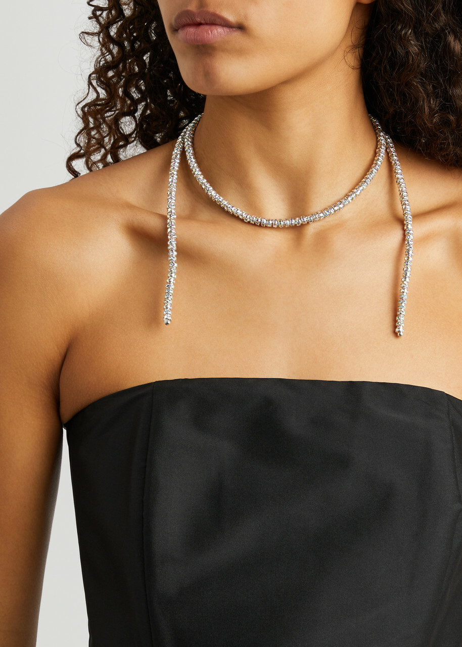 Pearl Octopuss.y Skinny Serpent Silver-plated Necklace - One Size