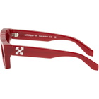 Off-White Red Virgil Sunglasses