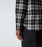 Rick Owens Plaid cotton flannel shirt