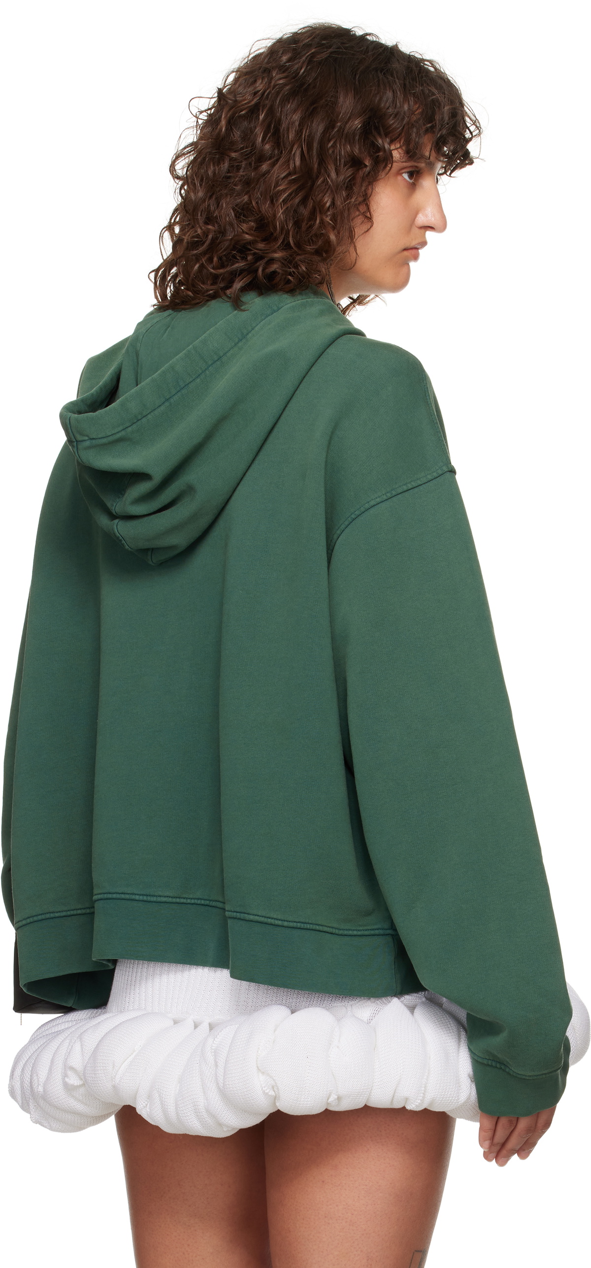 LAURA ANDRASCHKO Green 'Buller Or Box' Hoodie