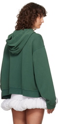 LAURA ANDRASCHKO Green 'Buller Or Box' Hoodie