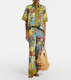 Alémais Solstice floral cotton-blend shirt