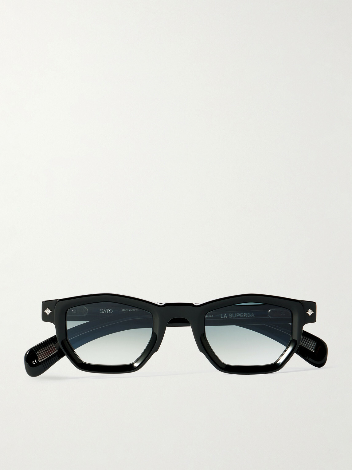 Sato - La Superba Hexagon-Frame Acetate Sunglasses