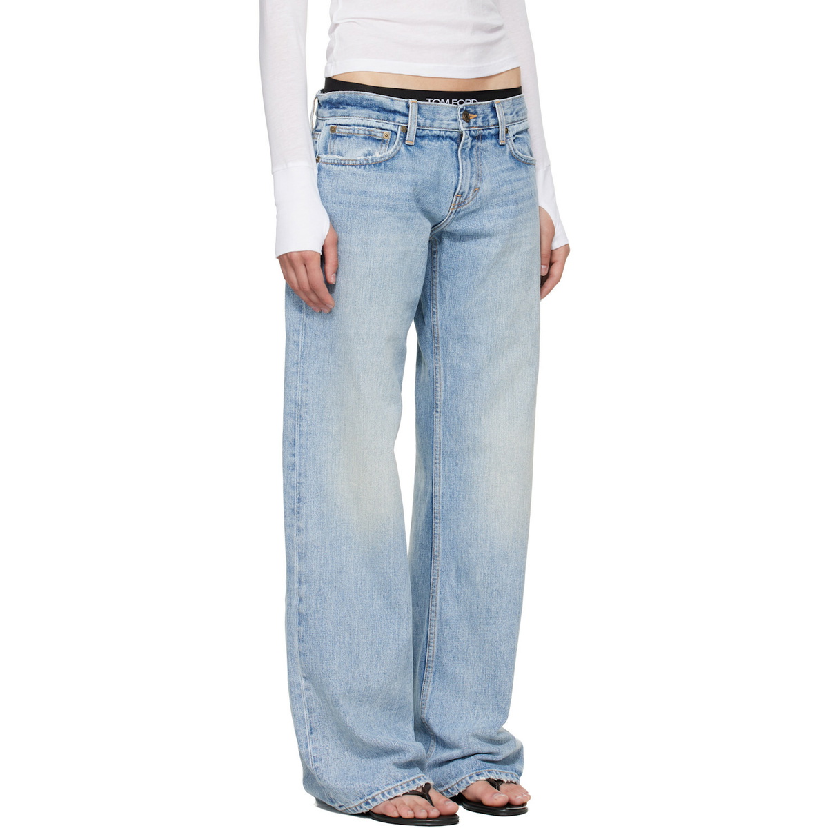 Raimundo Langlois Blue Bootcut Jeans