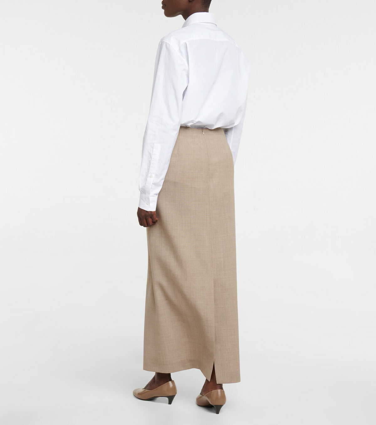 The Row Berth wool maxi skirt The Row