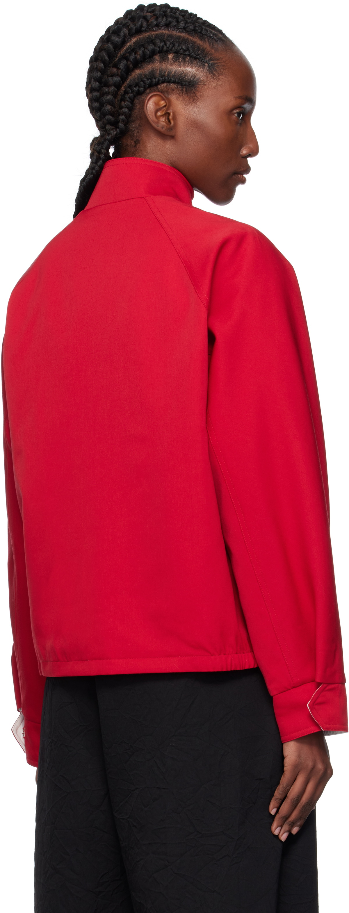 AO Yes Red & White Padded Reversible Jacket