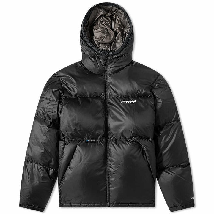 Photo: thisisneverthat Men's PERTEX® Recycled Down Jacket in Black