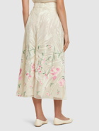 ELIE SAAB - Tulle Embroidered Midi Skirt