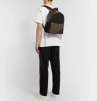 Fendi - Logo-Print Coated-Canvas and Shell Backpack - Brown