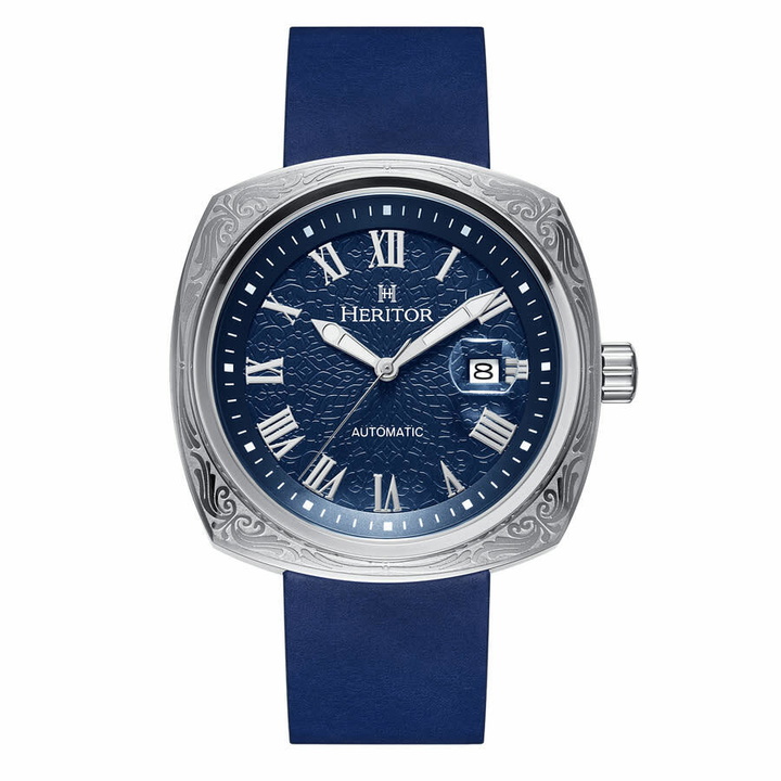 Photo: Heritor Davenport Blue Dial Mens Watch HERHS3202