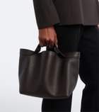 The Row Kit Small leather top-handle bag