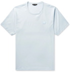 Acne Studios - Nash Logo-Appliquéd Cotton-Jersey T-Shirt - Sky blue