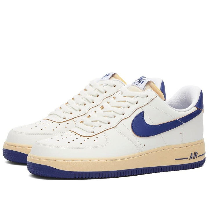 Photo: Nike Women's Wmns Air Force 1 '07 Sneakers in Sail/Deep Royal Blue