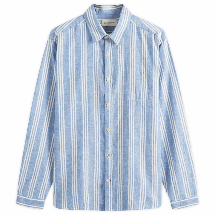 Photo: Oliver Spencer Men's New York Special Shirt in Blue