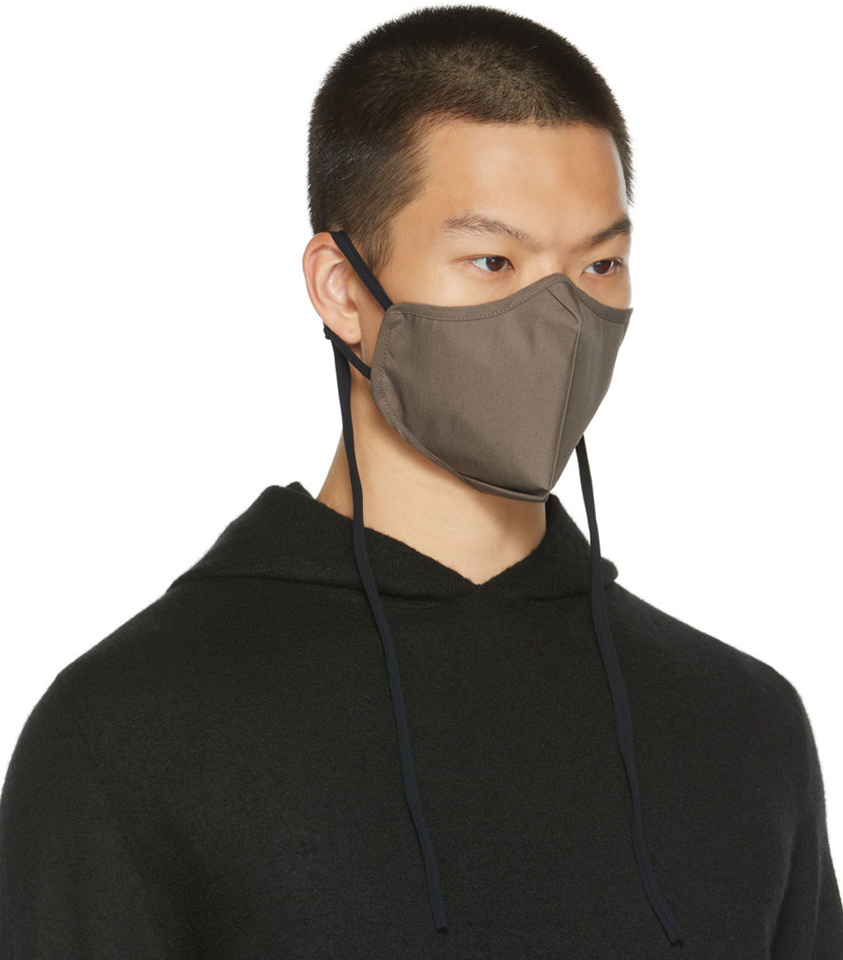 Rick Owens Grey Cotton Mask Rick Owens