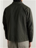 RRL - Tanner Striped Cotton Shirt Jacket - Black