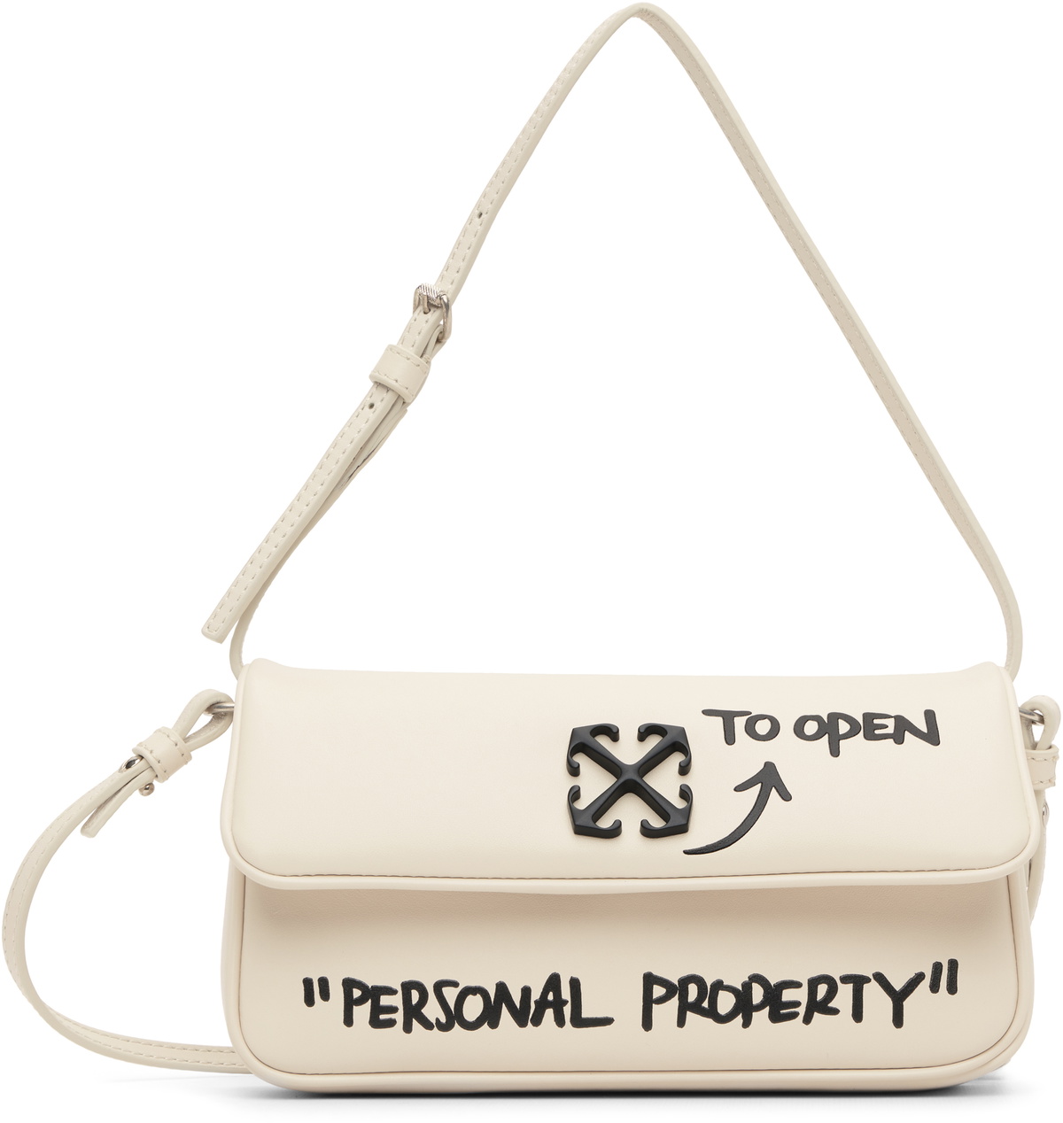 Off-White Women's Block Pouch Bag in Black/White Off-White