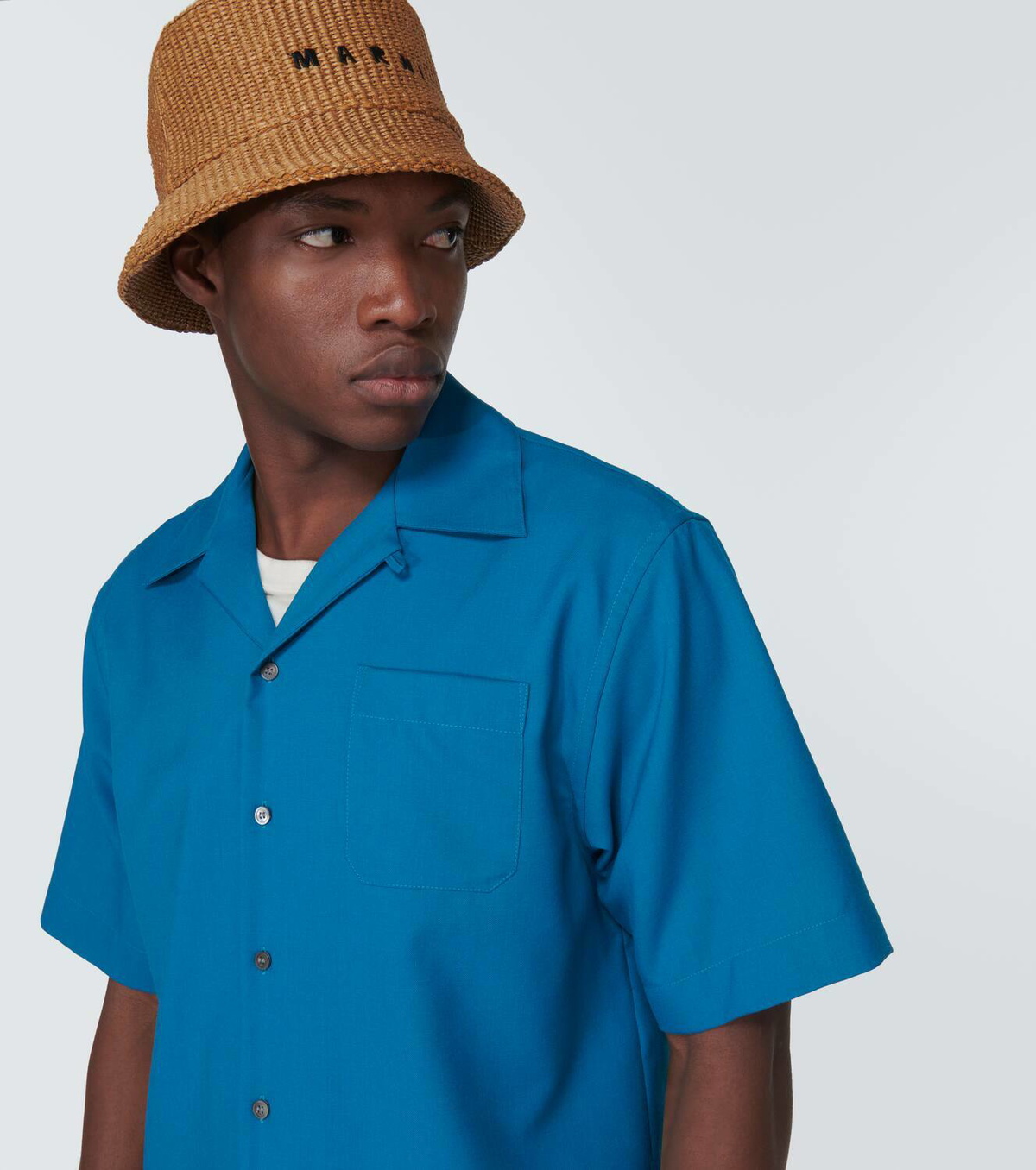 Marni Virgin wool bowling shirt