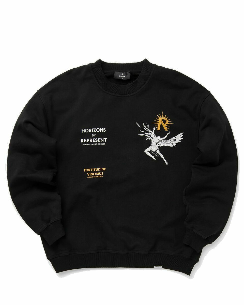 Photo: Represent Icarus Sweater Black - Mens - Sweatshirts