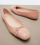 Valentino Garavani VLogo leather ballet flats