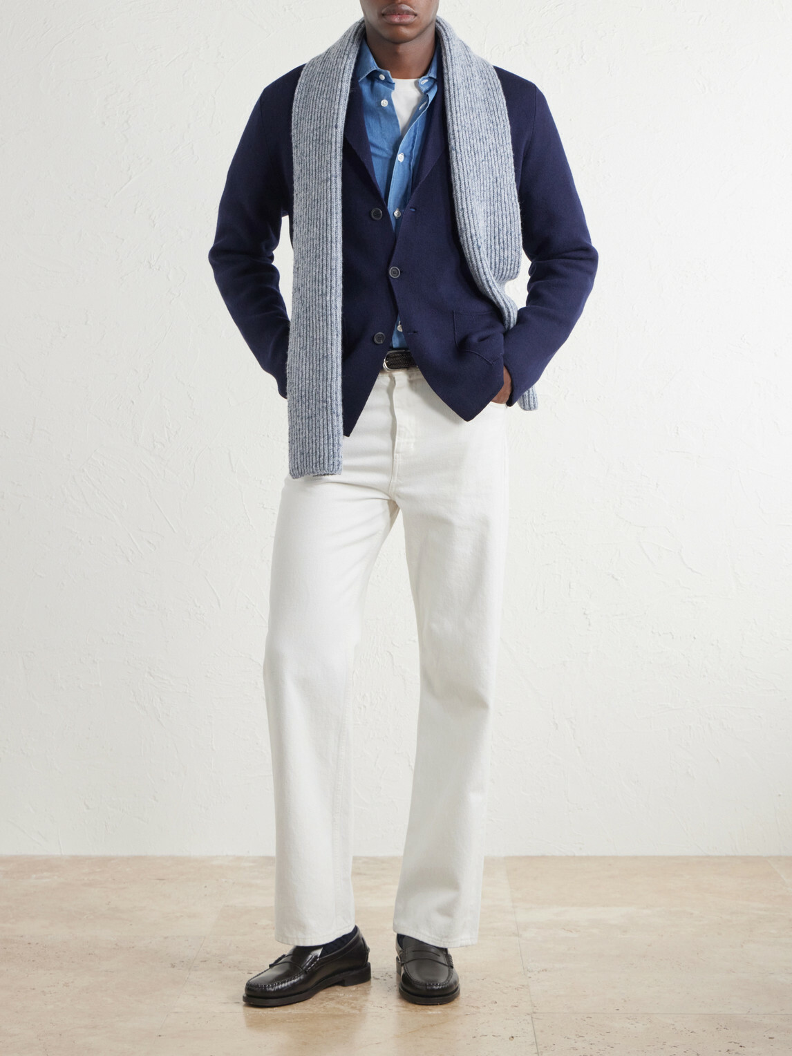 Inis Meáin - Ribbed Cashmere Scarf
