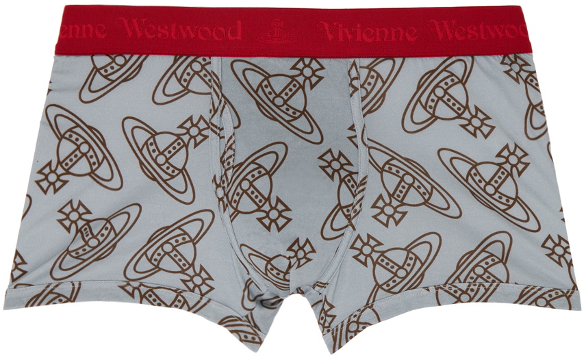 Vivienne Westwood Gray Orb Boxers Vivienne Westwood