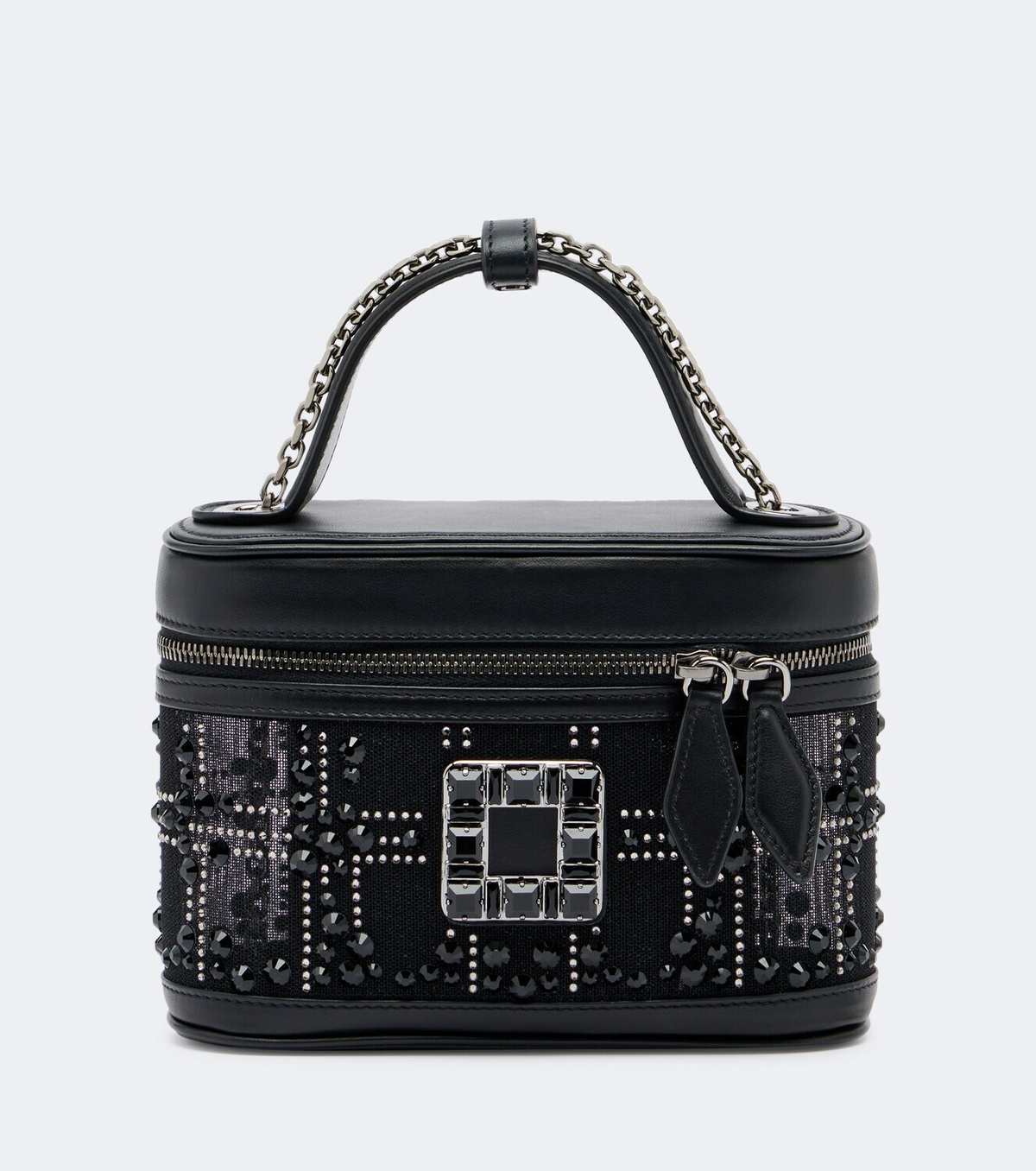 Roger Vivier Très Vivier Micro crystal-embellished vanity bag