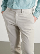 Boglioli - Straight-Leg Cotton-Blend Corduroy Suit Trousers - Neutrals
