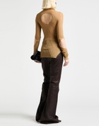 Quira Womens Turtleneck Camel