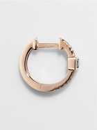 Jacquie Aiche 14K Rose Gold Emerald And Diamond Earring