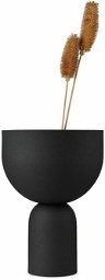 AYTM Black Large Torus Flowerpot
