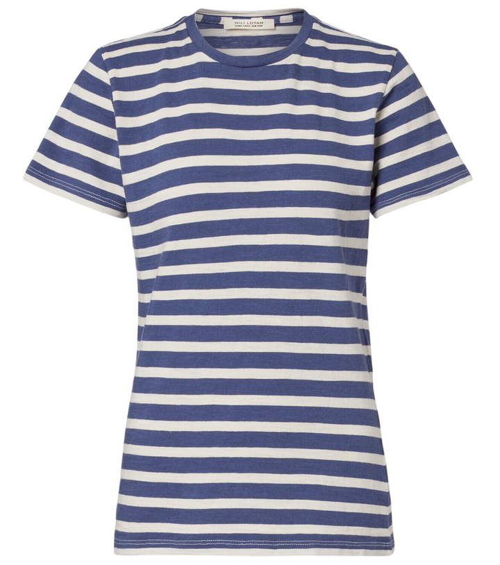 Photo: Nili Lotan Lana striped cotton jersey T-shirt