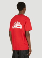 Logo Print T-Shirt in Red