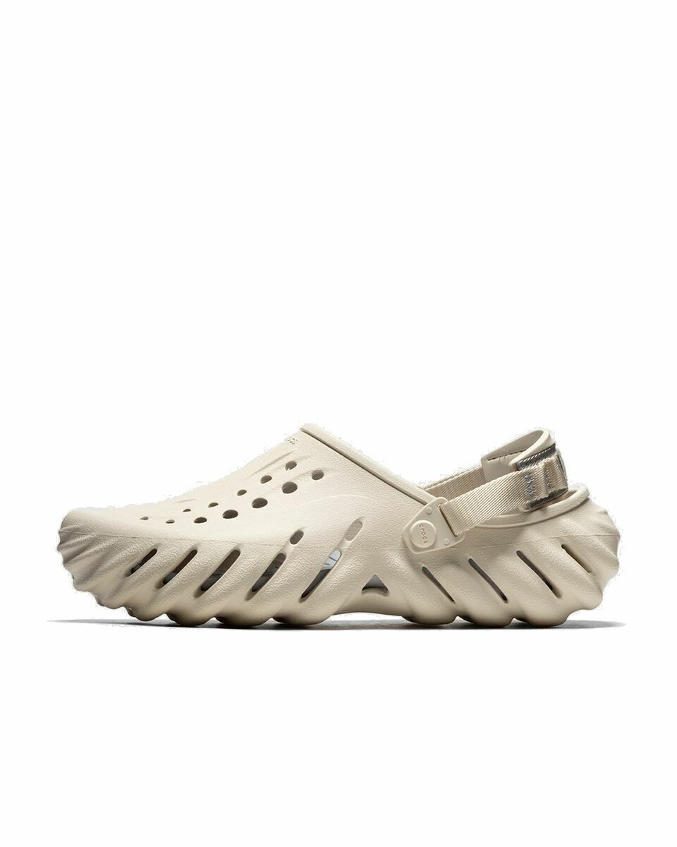 Photo: Crocs Echo Clog Beige - Mens - Sandals & Slides