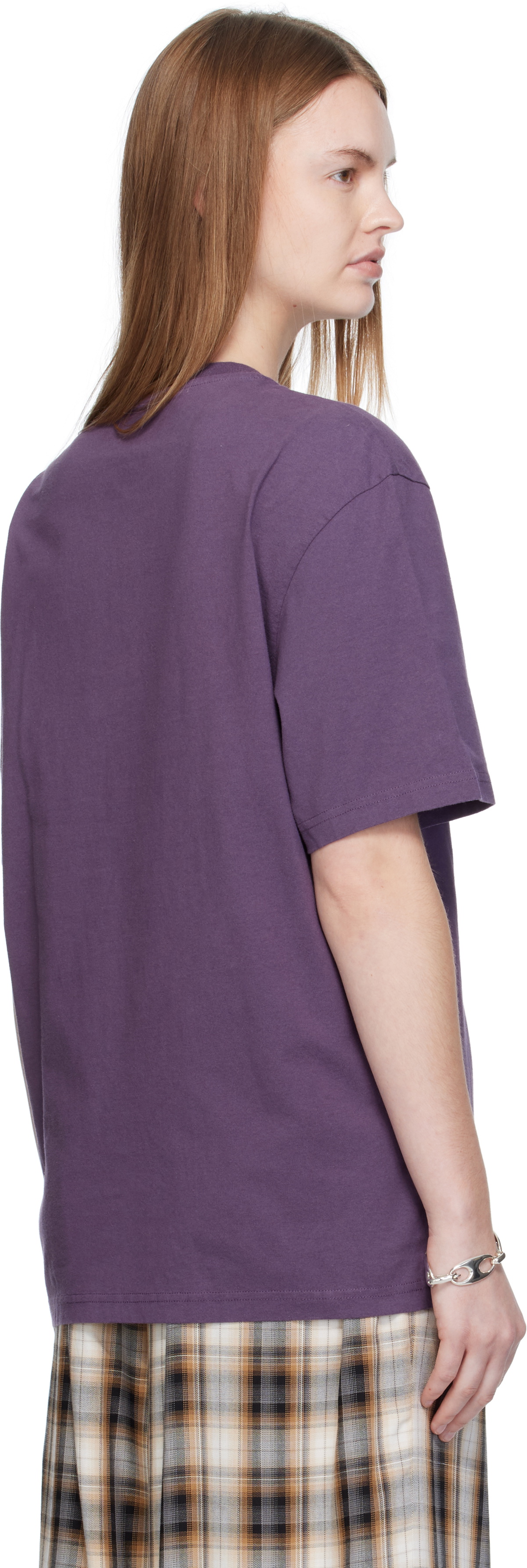 Martine Rose Purple Classic T-shirt