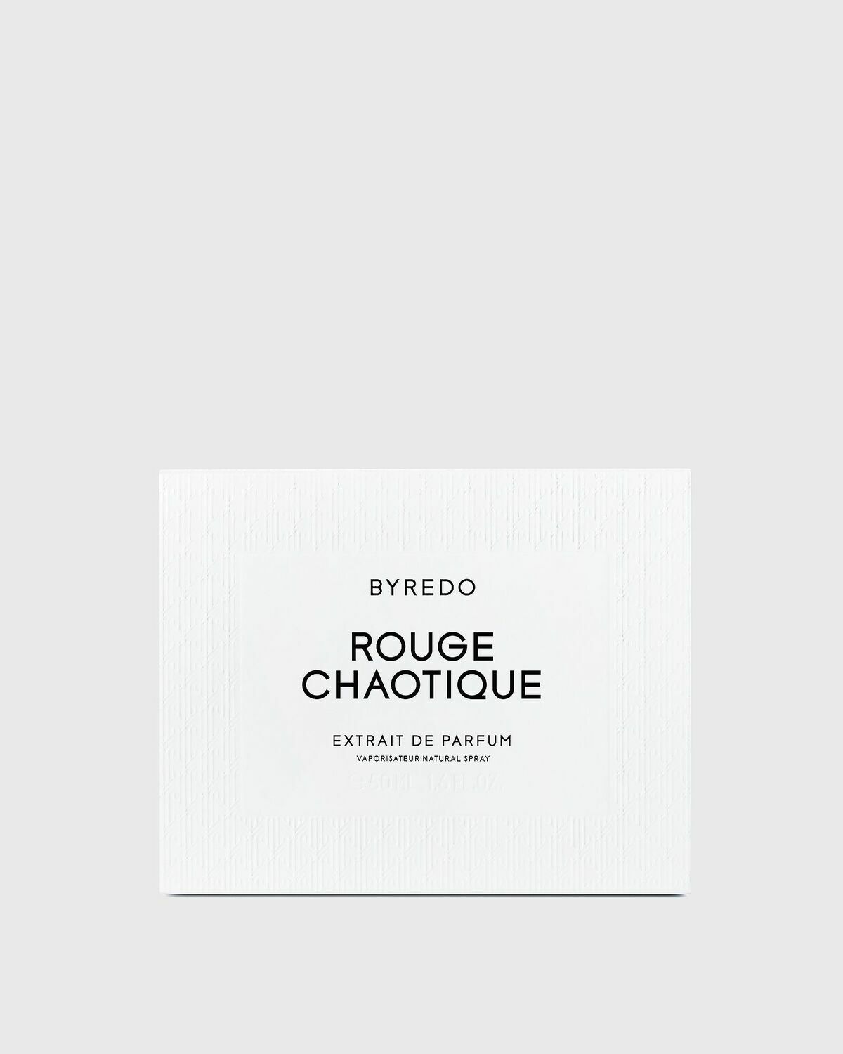Byredo Edp Night Veils Rouge Chaotique   50 Ml White Perfume & Fragrance