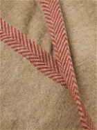KAPITAL - Belted Wool Cardigan - Neutrals