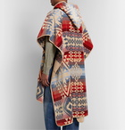 Pendleton - Cotton-Jacquard Hooded Towel - Red