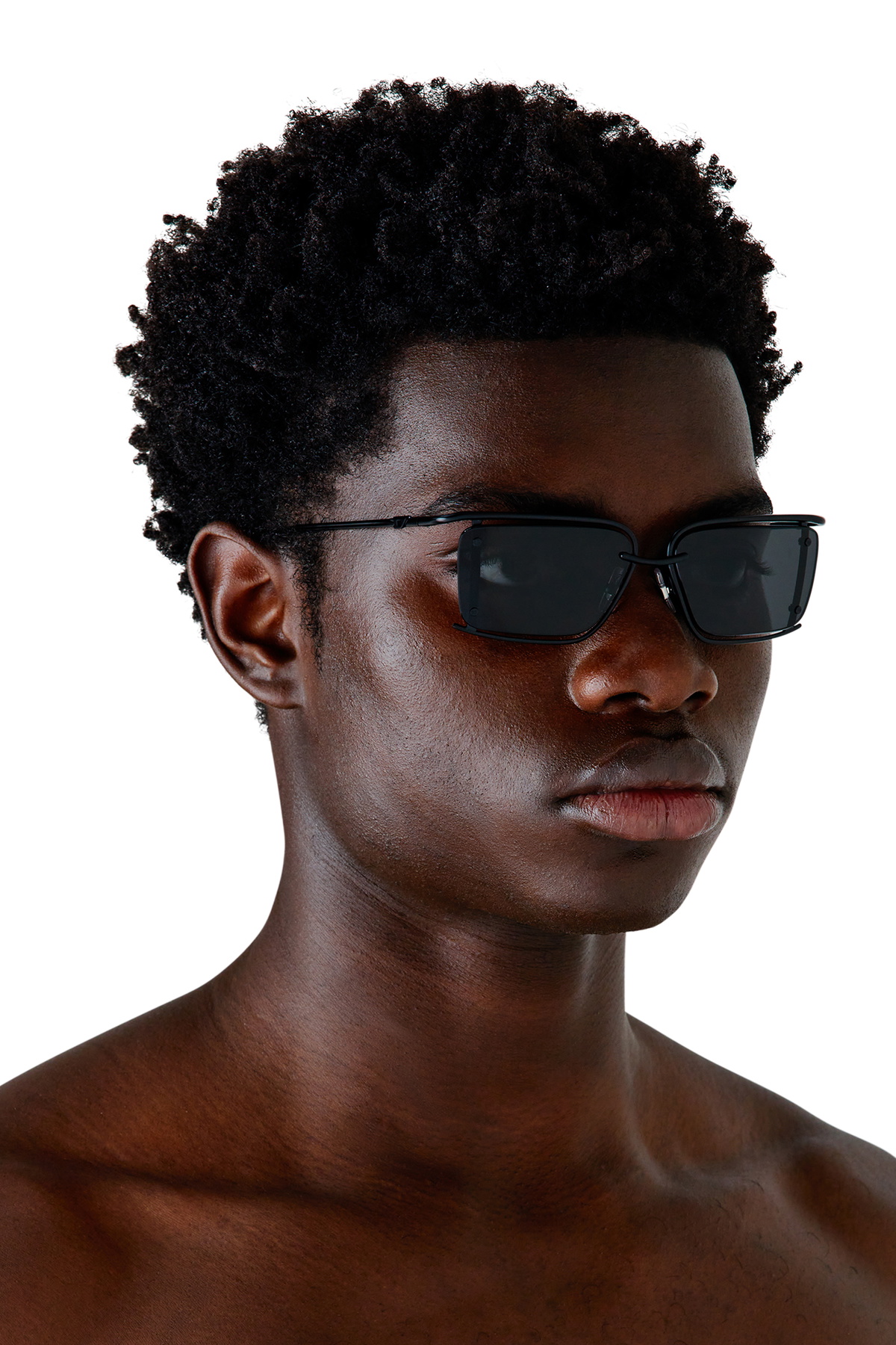 Diesel Rectangle sunglasses - Sunglasses - Unisex - Black Diesel display picture 1