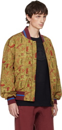 Vivienne Westwood Yellow Bernardo Reversible Bomber Jacket