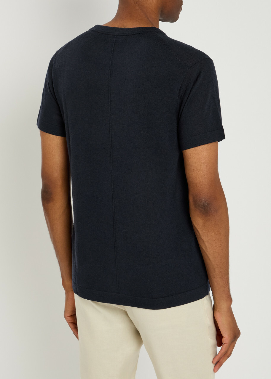 Lestrange Knitted T-shirt Navy