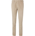 Boglioli - Sand Slim-Fit Tapered Cotton-Blend Corduroy Suit Trousers - Neutrals