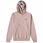 Awake NY Men's Logo Hoody in Pale Mauve