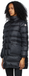 Moncler Black Down Abricotier Coat
